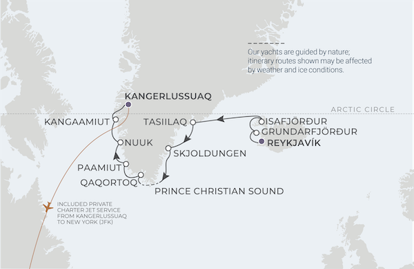 Reykjavik to Kangerlussauaq-11N