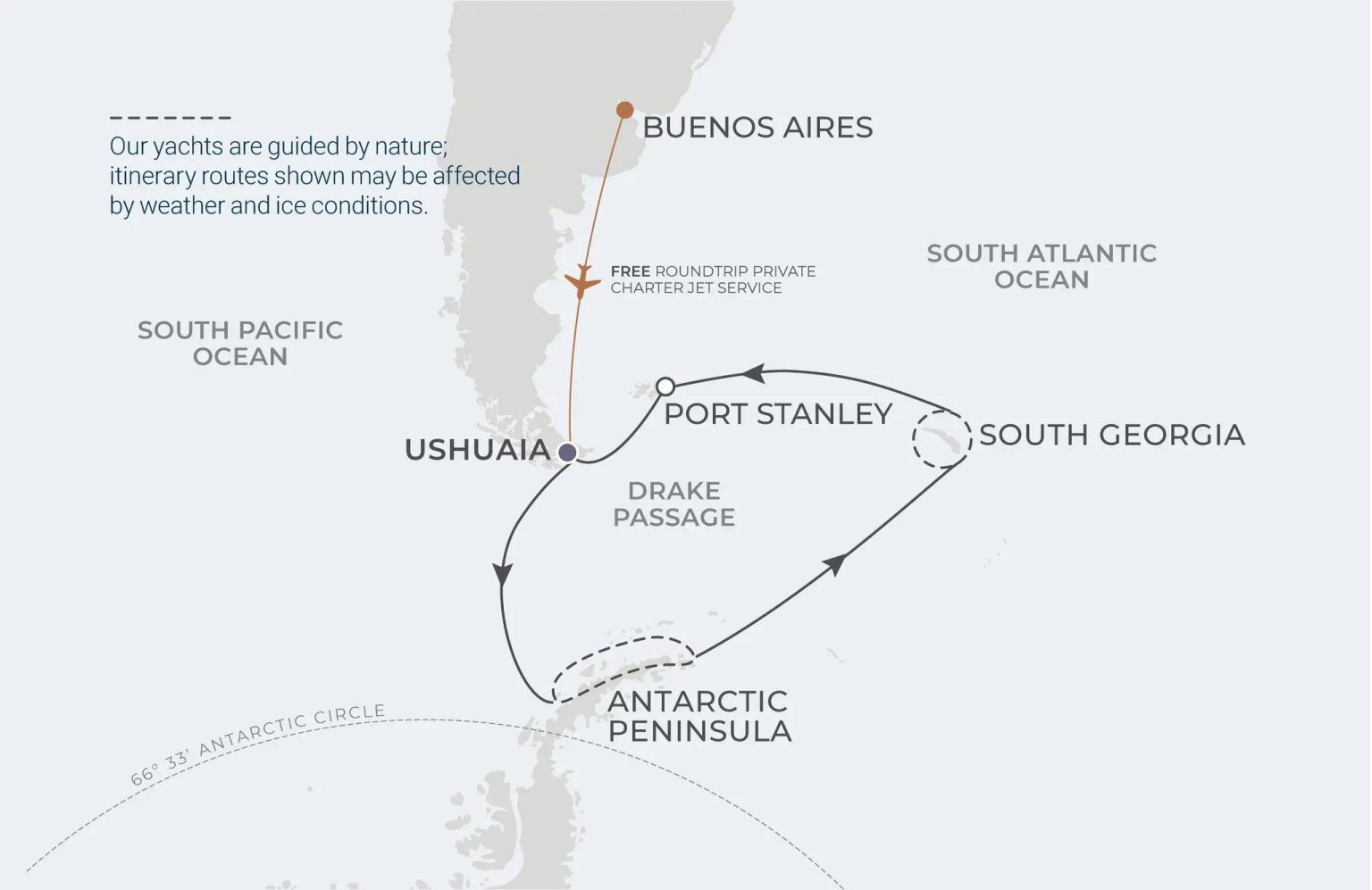 Antarctica Falklands & South Georgia Extended hover image