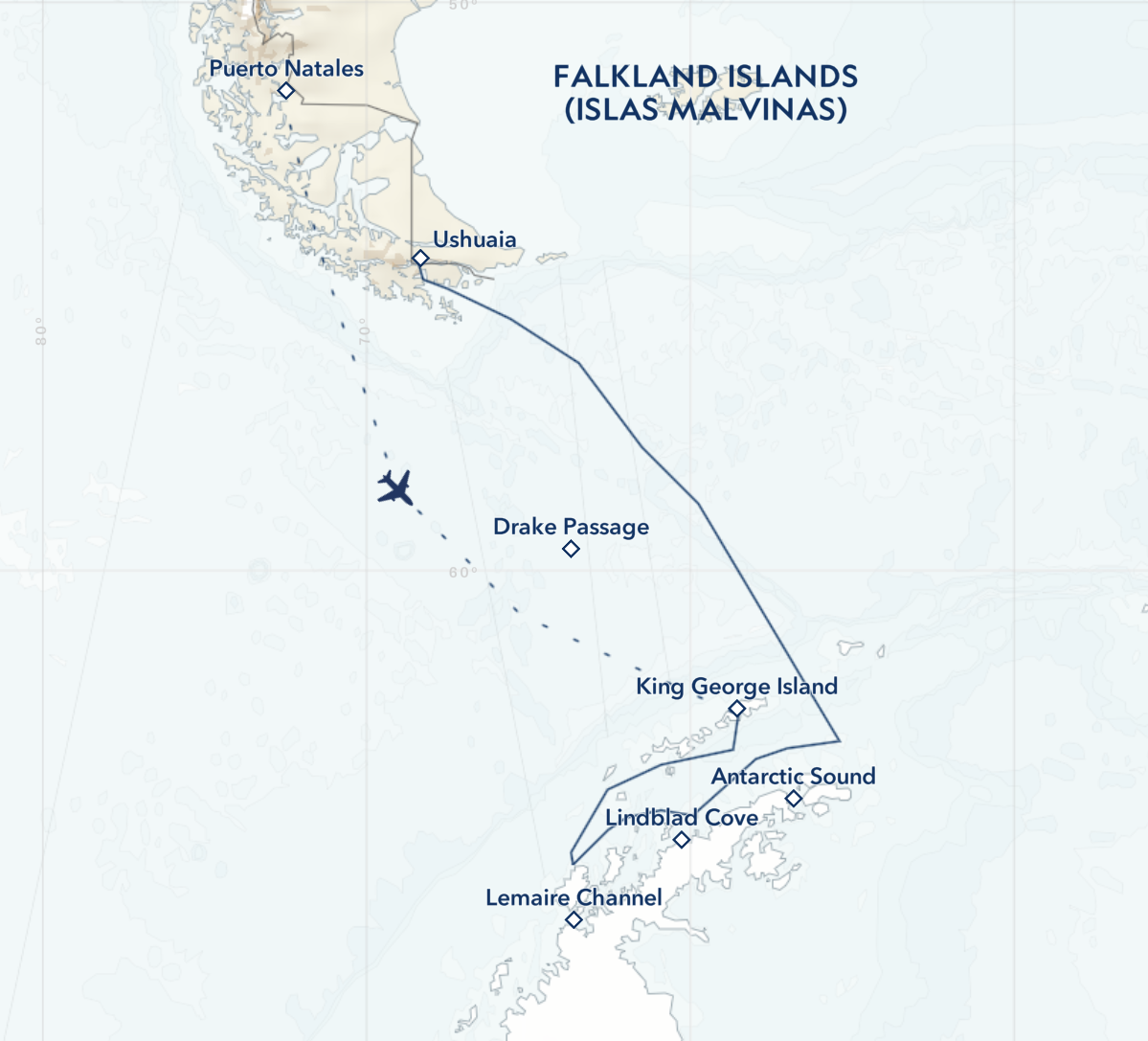Fly & Sail map