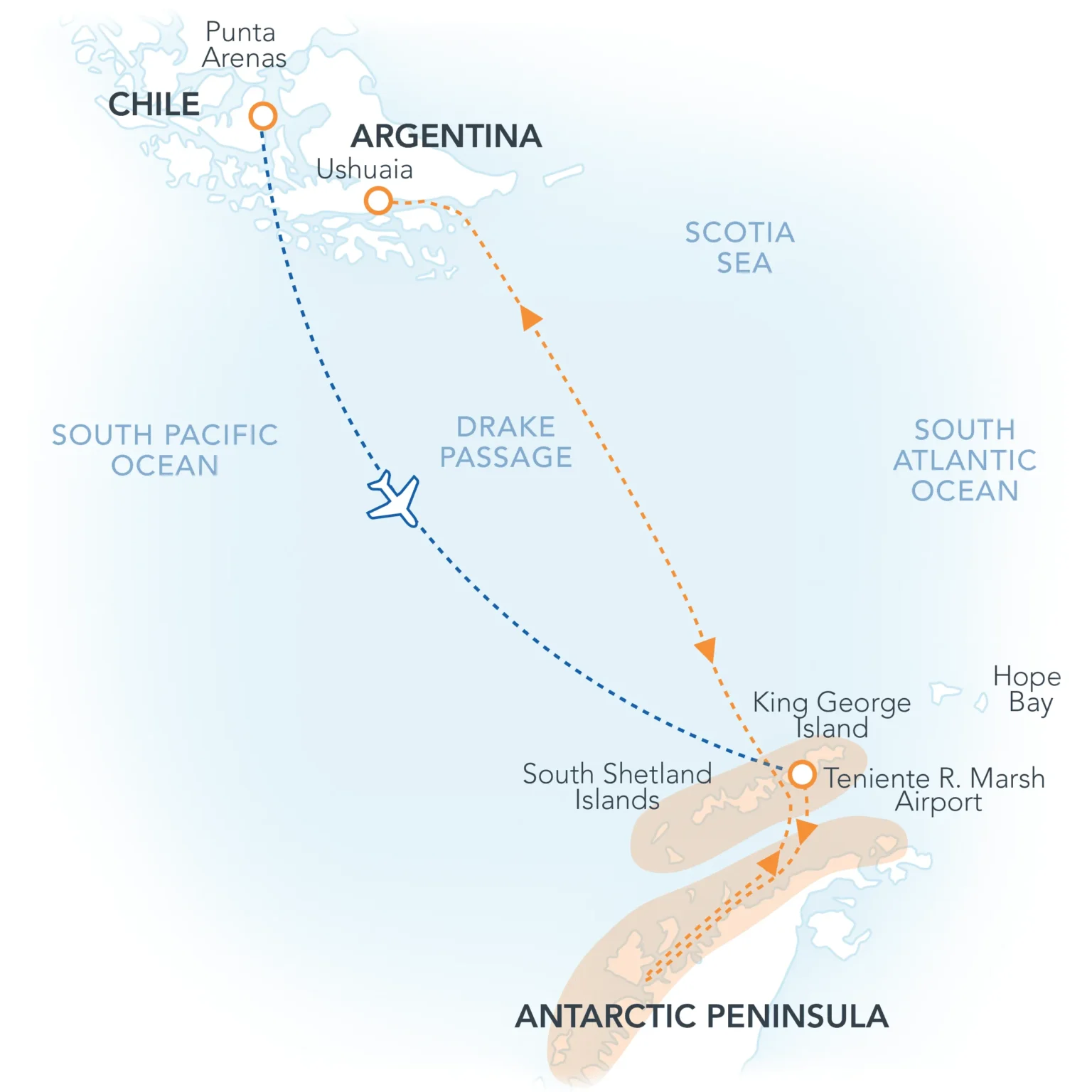 Complete Antarctica: Fly In Sail Out hover image